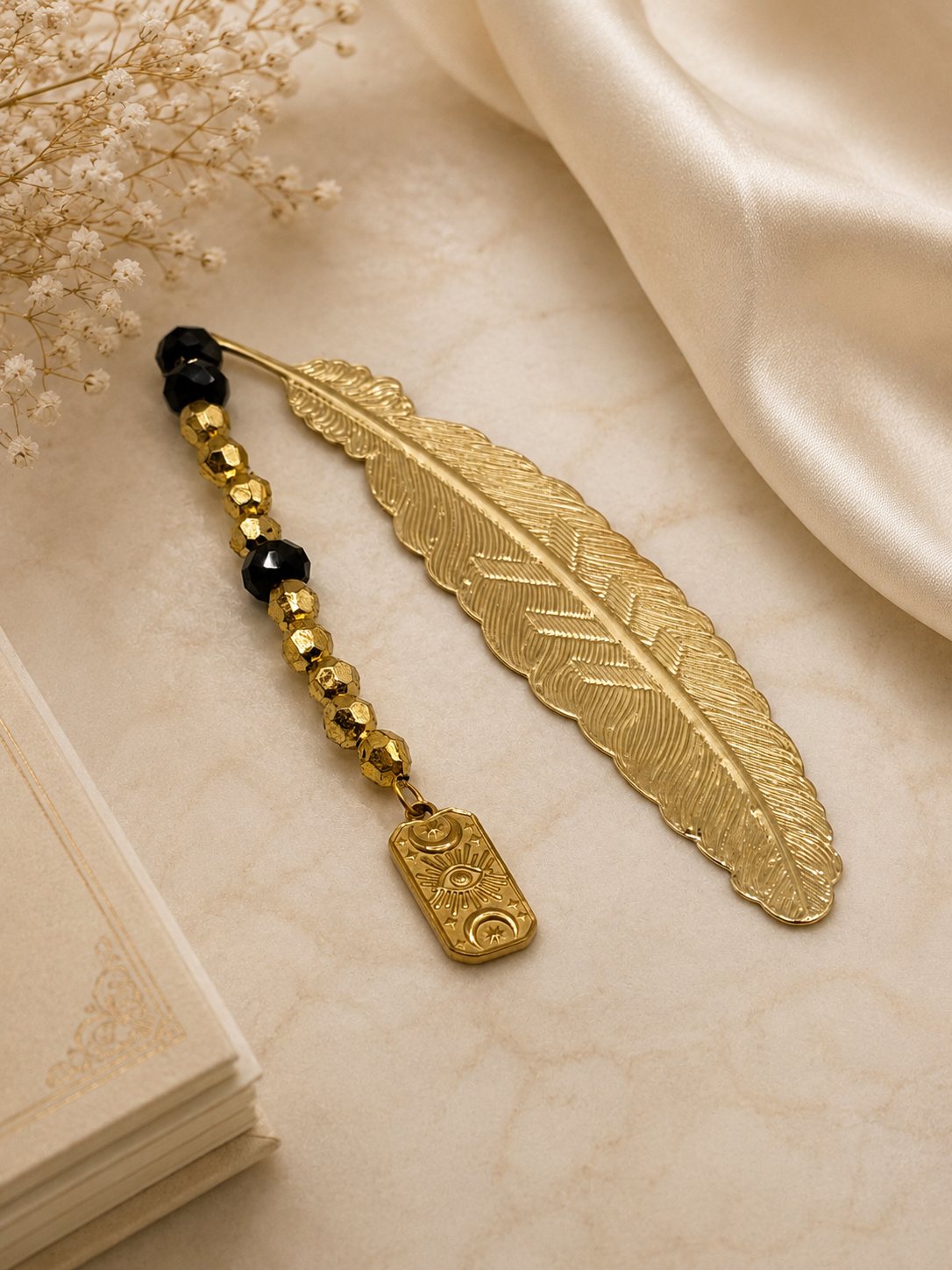 Gold and Black Bookmark