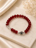 Ruby Ann Cross and Protective Eye (Bracelet)