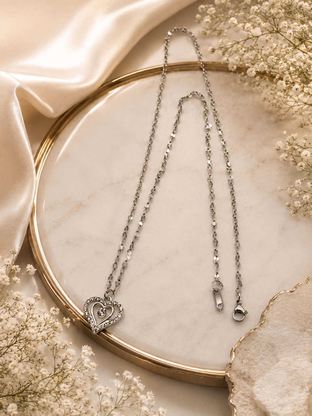 Crystal Heart Necklace
