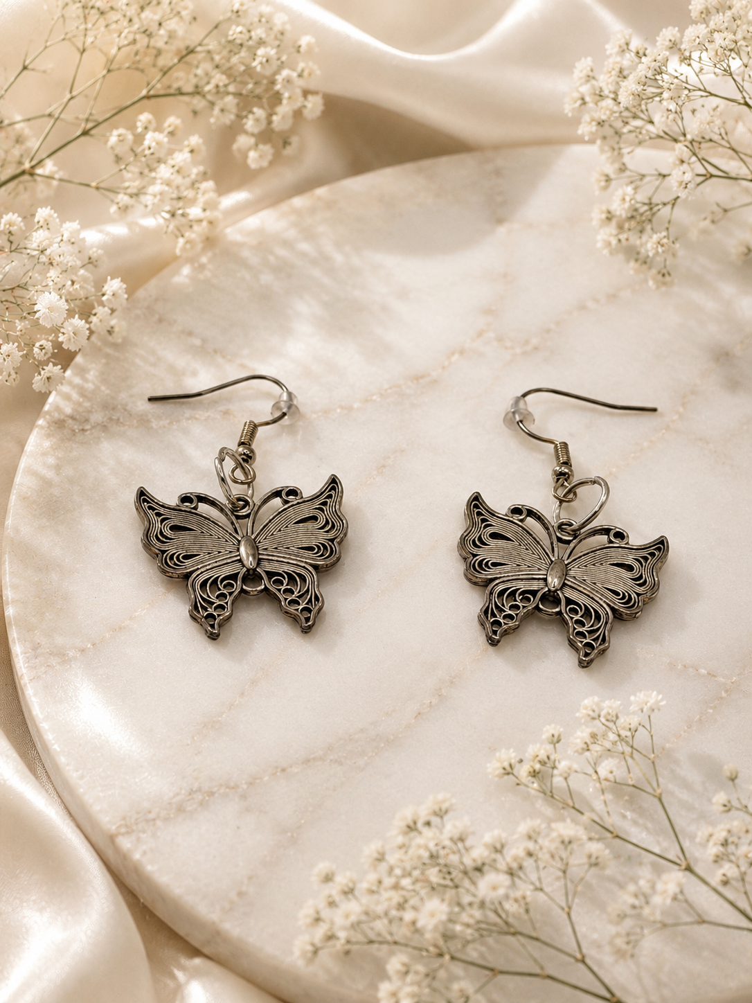 Vintage Butterfly Earrings
