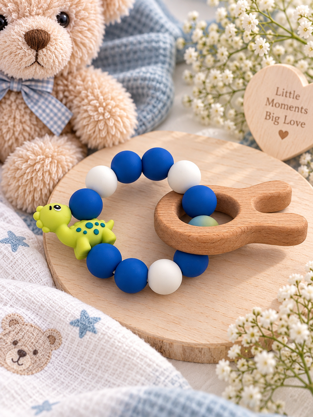 🦕 Little Dino Baby Teether