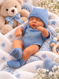 💙 Little Blue Silicone Baby Doll