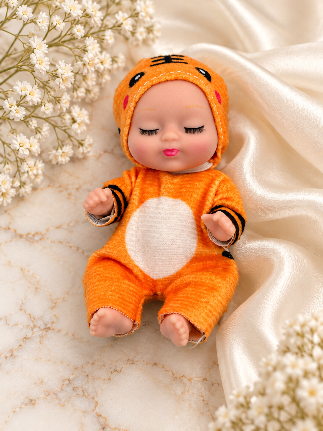 🐯 Little Orange Tiger Baby Doll