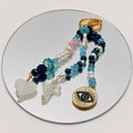 Dimity Blue with Gold Hardware (Phone Charm)