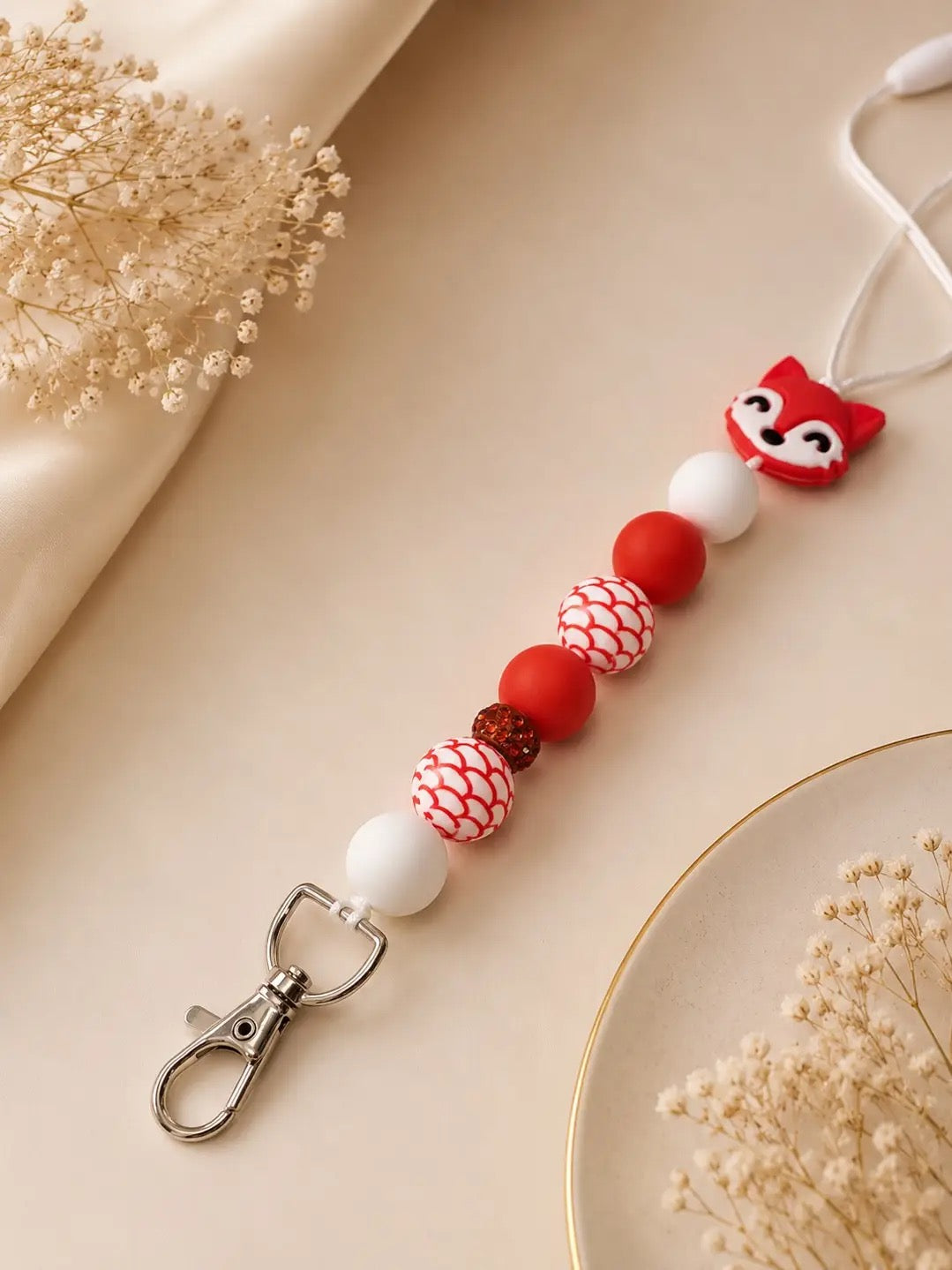 Fox and Orange (Lanyard)